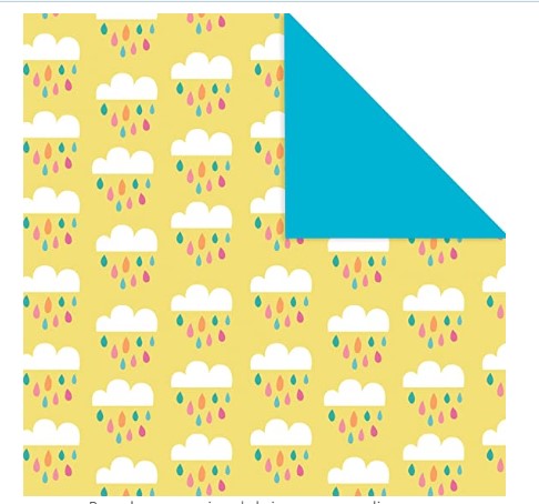 Reg / Papel / Reversible Wrapping Paper, Baby Love (Pack of 3, 120 sq. ft.)(11.15 mts2 x rollo) (Venta Individual) Hallmark