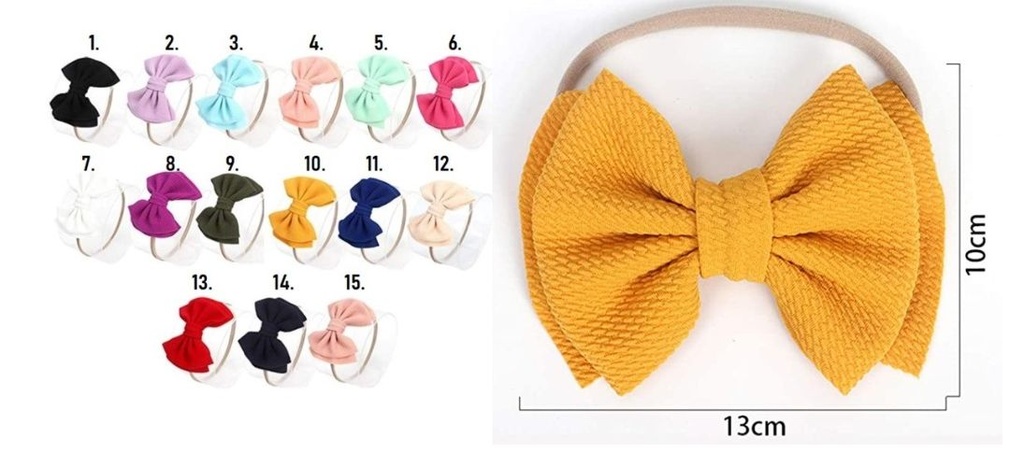 Vinchas para bebés/niñas / talla única / Venta Individual / REF-0439