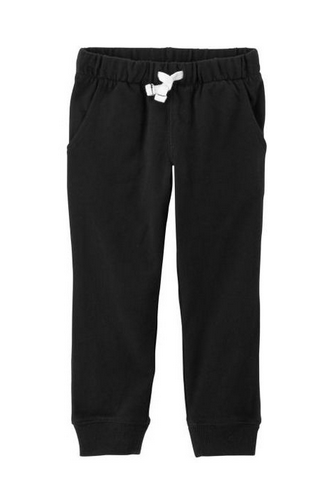[224G663] BB /  6M / Joggers / Black  / Pull-On French Terry Joggers / 224G663 / Carter's
