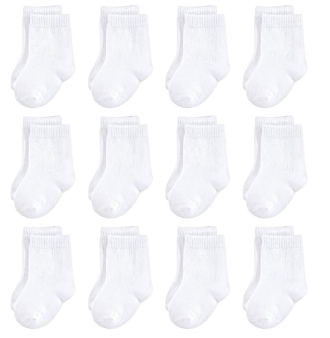 [AMA-0220] BB / Acc / 0-6M / Calcetines / Algodon / Blancas / Touched by Nature / (VENTA INDIVIDUAL - PAR)